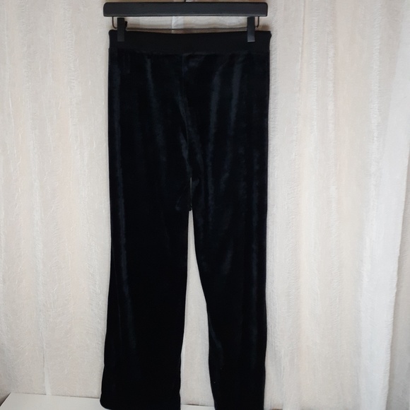 BCBG Maxazria Black Embroidered Lounge Pants - Picture 8 of 8